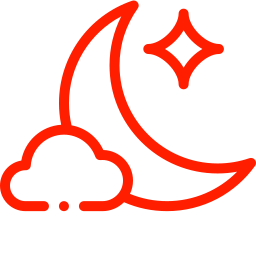 icono de noches de alojamiento.