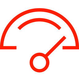 Icono de velocímetro.